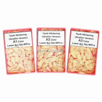3 Packs Ultrathin Dental Composite Resin Veneers Lower Anterior Tooth A1/A2/A3 Color Restorative Teeth Whitening Materials
3 Packs Ultrathin Dental Composite Resin Veneers Lower Anterior Tooth A1/A2/A3 Color Restorative Teeth Whitening Materials