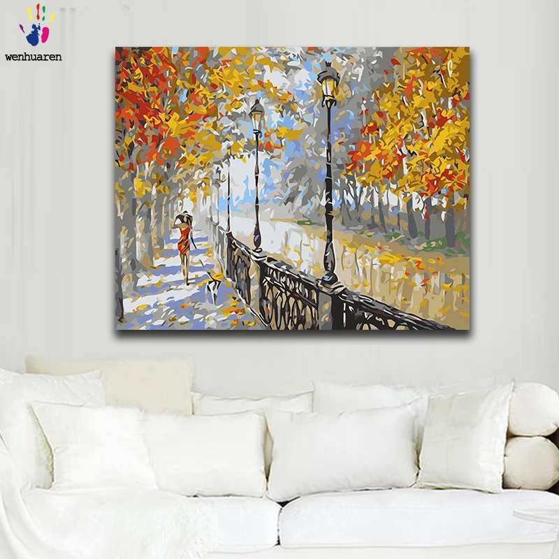 Diy paint by numbers pictures painting by numbers with kits Fallen leaves Street Living room decorative hanging pictures gift
Diy paint by numbers pictures painting by numbers with kits Fallen leaves Street Living room decorative hanging pictures gift