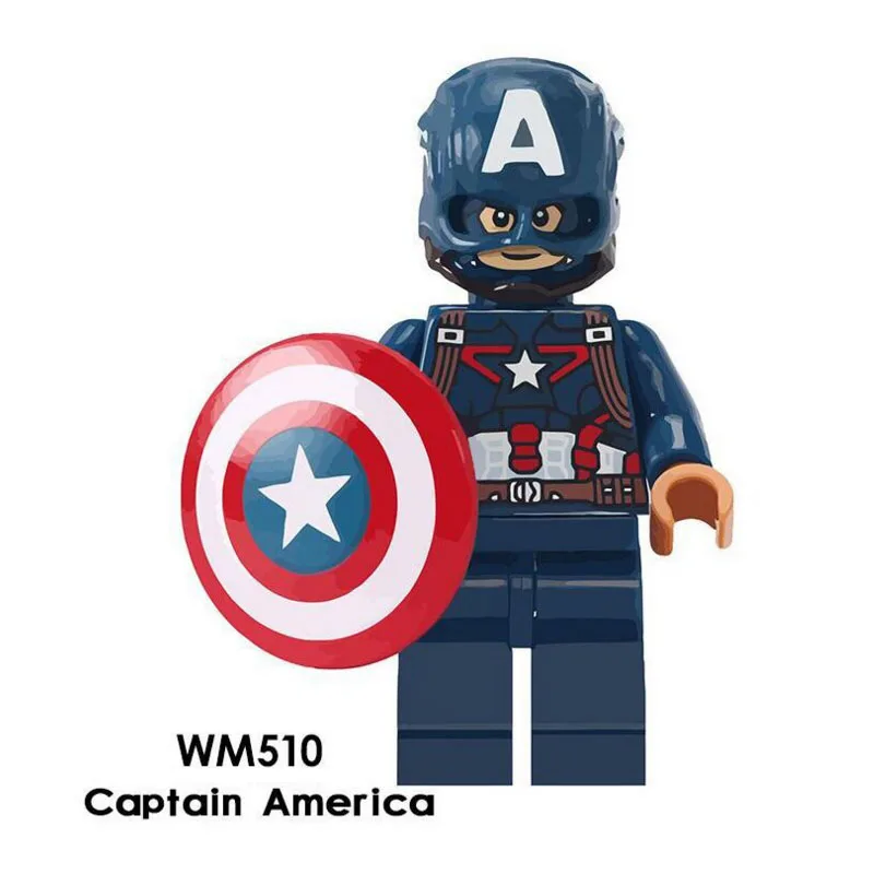 Single Sale Super Heroes Star Wars 510 Captain America Mini Building Blocks Figure Brick Toy kids gift Compatible Legoed Ninjaed
Single Sale Super Heroes Star Wars 510 Captain America Mini Building Blocks Figure Brick Toy kids gift Compatible Legoed Ninjaed