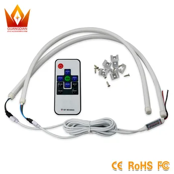 Tcart 2pcs 60cm RGB DRL Flexible LED Tube Strip Style Daytime Running Lights with Red wire remote controll
Tcart 2pcs 60cm RGB DRL Flexible LED Tube Strip Style Daytime Running Lights with Red wire remote controll