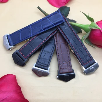 New arrival quality genuine leather watchband 19mm 20mm 22mm black brown blue watch strap bracelet
New arrival quality genuine leather watchband 19mm 20mm 22mm black brown blue watch strap bracelet