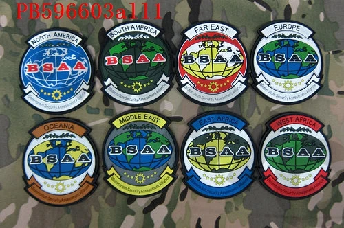 3D PVC patch Biohazard Umbrella BSAA EUROPE FAR EAST NORTH AMERICA SOUTH AMERICA Rubber patch
3D PVC patch Biohazard Umbrella BSAA EUROPE FAR EAST NORTH AMERICA SOUTH AMERICA Rubber patch