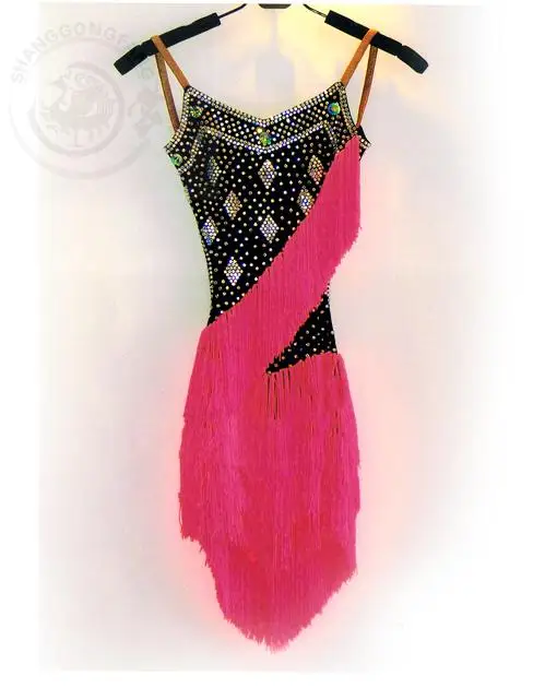 New Latin dance costume sexy senior diamond tassel latin dance dress for women latin dance competition dresses S-4XL LD-12
New Latin dance costume sexy senior diamond tassel latin dance dress for women latin dance competition dresses S-4XL LD-12