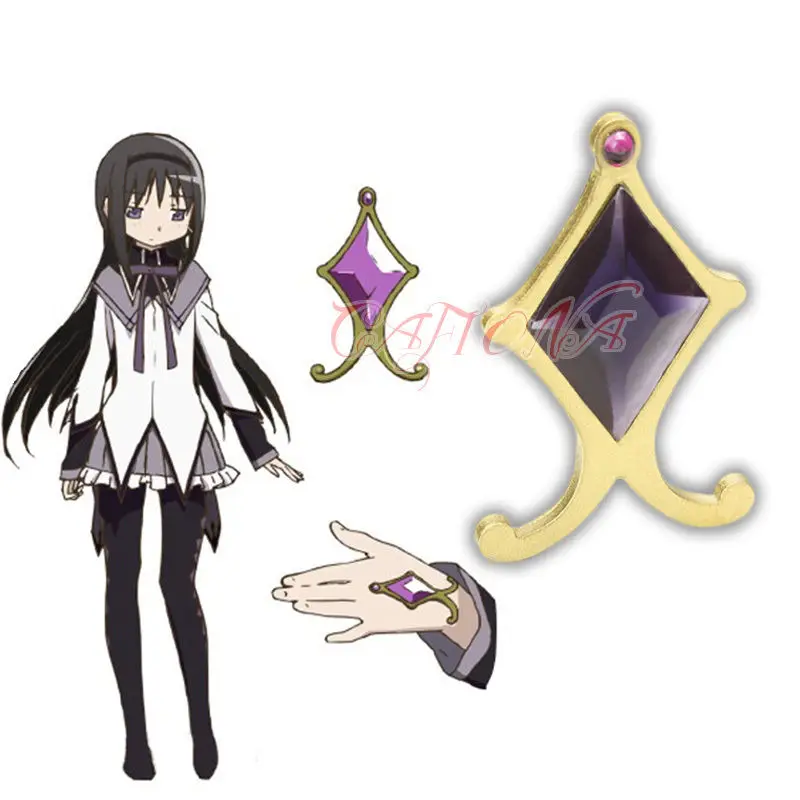 Cafiona Puella Magi Madoka Magica Akemi Homura Cosplay Accessory Purple Hands Jewelry
Cafiona Puella Magi Madoka Magica Akemi Homura Cosplay Accessory Purple Hands Jewelry