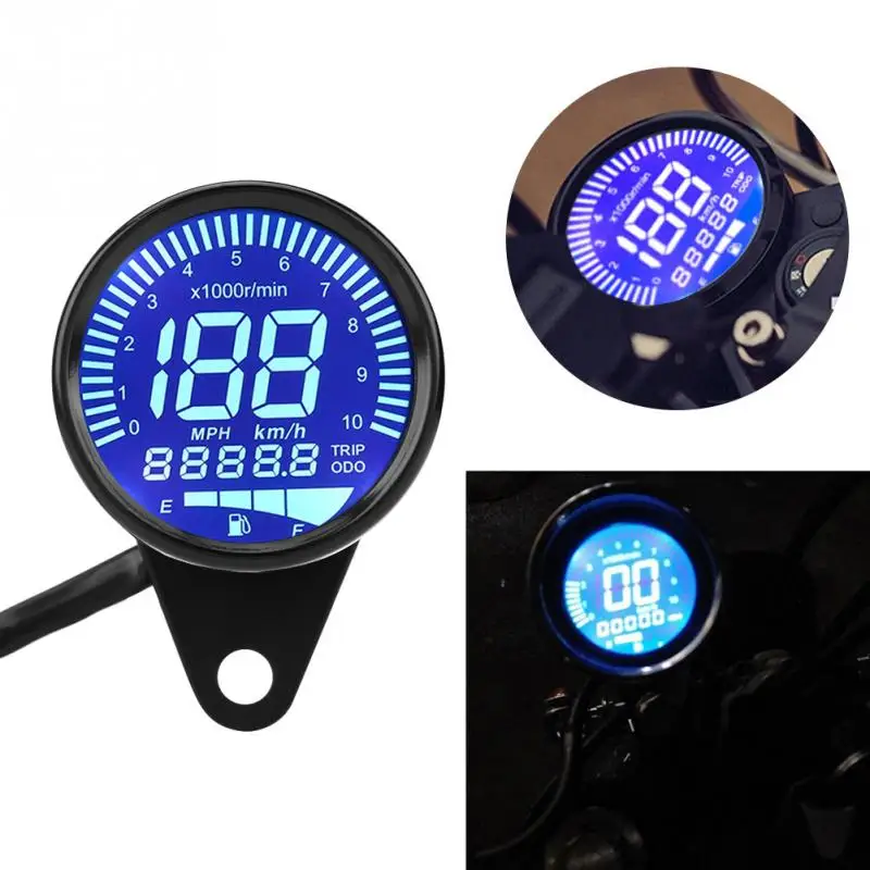 Universal Motorcycle LED Digital Speedometer Tachometer Speed Gauge Oil Level Meter Black Motorcycle Speed Gauge
Universal Motorcycle LED Digital Speedometer Tachometer Speed Gauge Oil Level Meter Black Motorcycle Speed Gauge