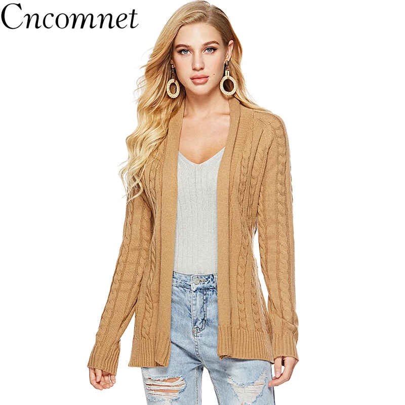Women Knit Cardigan Belt Loose Thick Sweater Jacket 2018 Autumn Winter New Fashion Sweater Coat
Women Knit Cardigan Belt Loose Thick Sweater Jacket 2018 Autumn Winter New Fashion Sweater Coat
