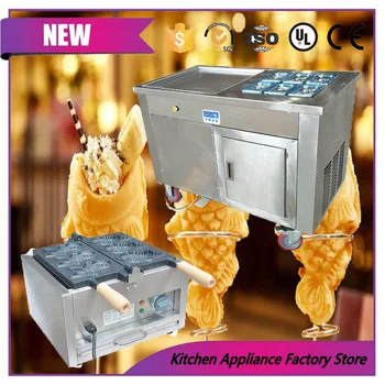 CE approved single pan fried ice cream roll machine and fish waffle maker machine
CE approved single pan fried ice cream roll machine and fish waffle maker machine