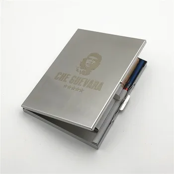 Che Guevara Stainless Steel Cigarette Case Ultra Thin Metal Universal Cigarette Boxes Wire Drawing Process Cigarette Holder Box
Che Guevara Stainless Steel Cigarette Case Ultra Thin Metal Universal Cigarette Boxes Wire Drawing Process Cigarette Holder Box