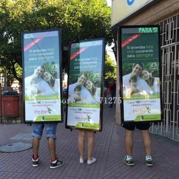 LED human signage battery powered outdoor advertising scrolling message mobile backpack walking billboards/board
LED human signage battery powered outdoor advertising scrolling message mobile backpack walking billboards/board