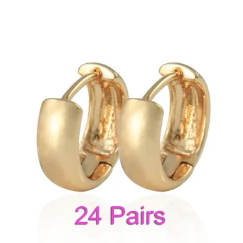 24Pairs Wholesale CC Gold Hoop Earrings For Women Boucle D'oreille Bijoux Oorbellen Pendientes Aro Kupe Earings Jewelry E0208
24Pairs Wholesale CC Gold Hoop Earrings For Women Boucle D'oreille Bijoux Oorbellen Pendientes Aro Kupe Earings Jewelry E0208