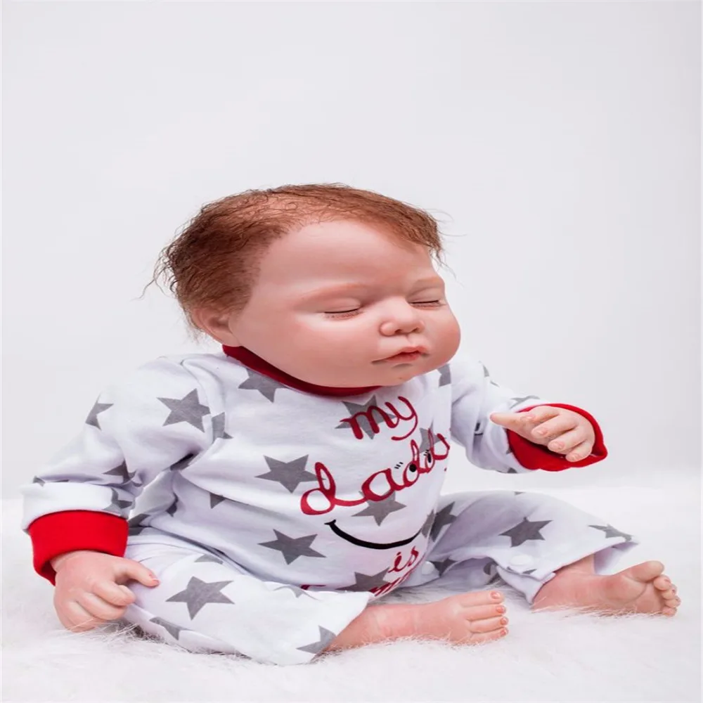 22 inch 55 cm Silicone baby reborn dolls, lifelike doll reborn A lovely doll sleeping pattern
22 inch 55 cm Silicone baby reborn dolls, lifelike doll reborn A lovely doll sleeping pattern