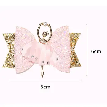 Cute Girls Princess Glitter Hair Pin Bows Clips Ballet Girl Handmade Hairpin Kids Princess Headdress
Cute Girls Princess Glitter Hair Pin Bows Clips Ballet Girl Handmade Hairpin Kids Princess Headdress