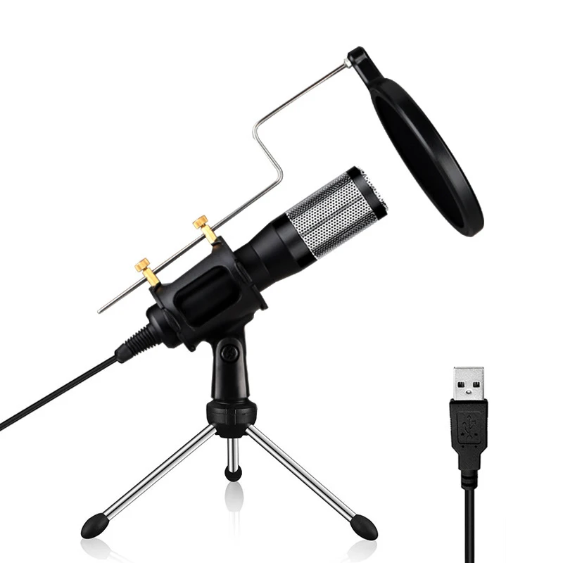 Professional PC Microphone Condenser for Computer Mic USB Plug +Stand YouTube Live Stream Broadcasting Recording Microfone
Professional PC Microphone Condenser for Computer Mic USB Plug +Stand YouTube Live Stream Broadcasting Recording Microfone