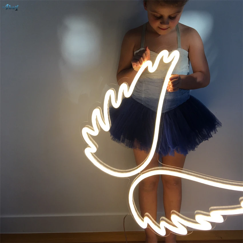 Angel's Wings Night Lights Bedroom Bedside Children's Room Wall Lights Neon Photo Prop High Heels Hanging Wall Home Deco Lights
Angel's Wings Night Lights Bedroom Bedside Children's Room Wall Lights Neon Photo Prop High Heels Hanging Wall Home Deco Lights