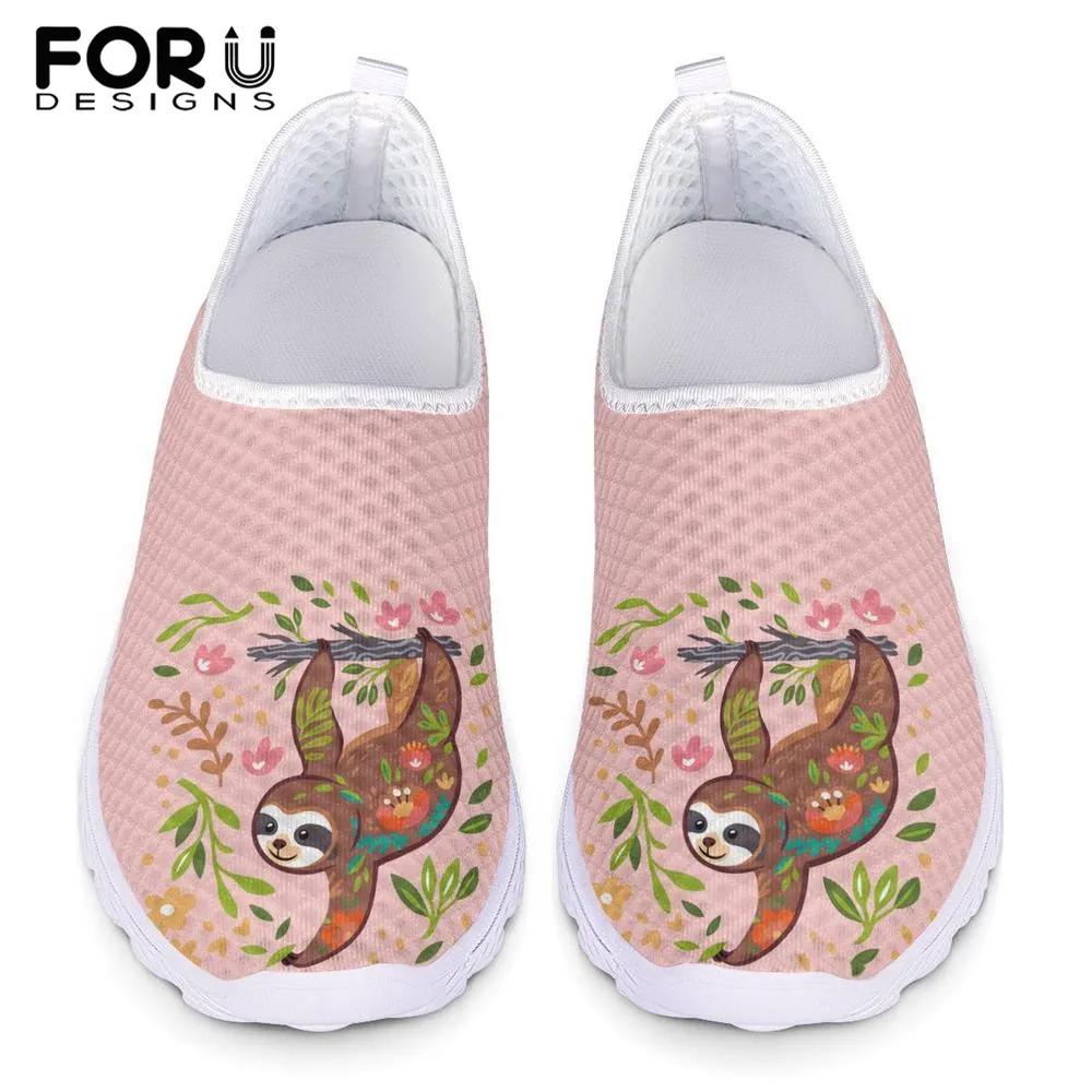 FORUDESIGNS Cute Animal Sloth Pattern Women's Sneakers Casual Flats Summer Light Weight Mesh Female Beach Lazy Shoes Woman 2019
FORUDESIGNS Cute Animal Sloth Pattern Women's Sneakers Casual Flats Summer Light Weight Mesh Female Beach Lazy Shoes Woman 2019