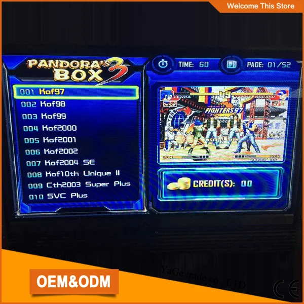 VGA/CGA output Multi game PCB jamma board Just Another Pandora's Box 3 520 in 1 | Спорт и развлечения