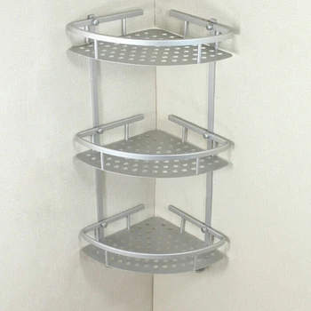 Quality Aluminum Bathroom Shelf 3 Tiers Bath Shower Shelf Bath Shampoo Holder Basket Holder Corner Shelf Chrome Bathroom Produc
Quality Aluminum Bathroom Shelf 3 Tiers Bath Shower Shelf Bath Shampoo Holder Basket Holder Corner Shelf Chrome Bathroom Produc