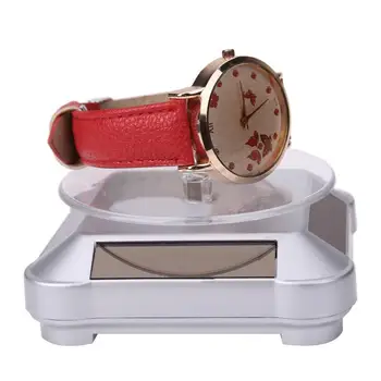 Solar Power Rotating Phone Watch Bracelet Display Holder Turning Table Jewelry Stand Organizer Display
Solar Power Rotating Phone Watch Bracelet Display Holder Turning Table Jewelry Stand Organizer Display