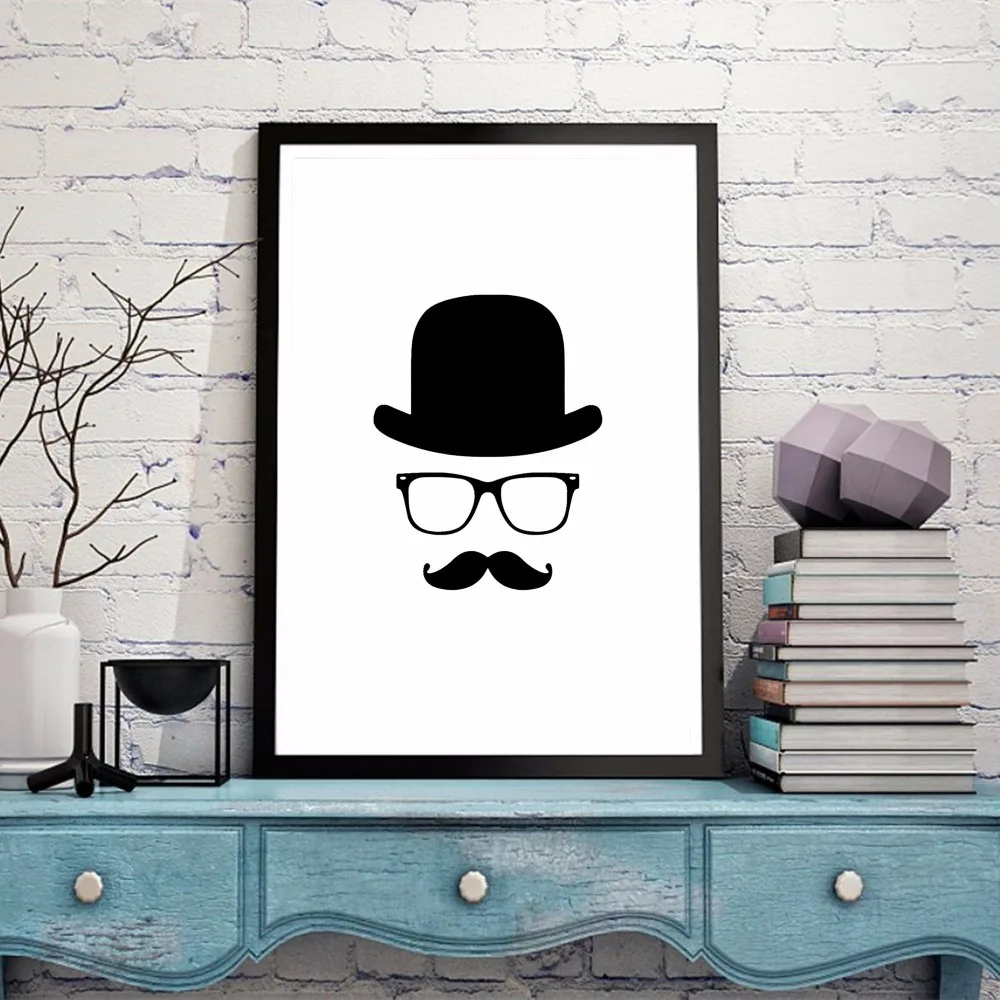 Minimalist Mustache and Glasses Canvas Art Print Painting Poster Wall Pictures For Room Home Decoration Wall Decor No Frame
Minimalist Mustache and Glasses Canvas Art Print Painting Poster Wall Pictures For Room Home Decoration Wall Decor No Frame