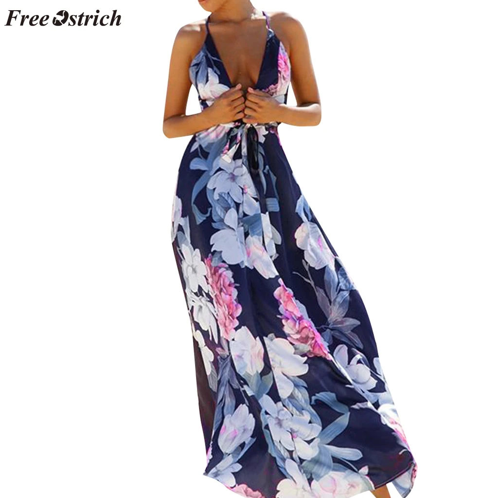 FREE OSTRICH Standard dress women trend polyester floral print tight dress elegant sleeveless summer backless beach daily dress
FREE OSTRICH Standard dress women trend polyester floral print tight dress elegant sleeveless summer backless beach daily dress