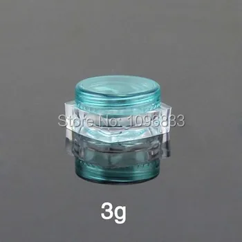 3ML Green Square Cream Jars, 3G Square Containers, Cosmetic Jars, Square Powder Box, Empty Packing Containers, 50PCS/Lot
3ML Green Square Cream Jars, 3G Square Containers, Cosmetic Jars, Square Powder Box, Empty Packing Containers, 50PCS/Lot
