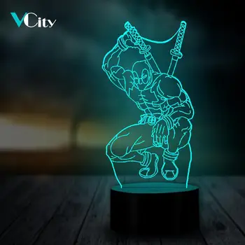 VCity 3D Night Light Led Table Lamp Deadpool 2 Fans Gifts Kids Toy Bedside Decor RGB Change Multicolor LED Lighting Super Heros
VCity 3D Night Light Led Table Lamp Deadpool 2 Fans Gifts Kids Toy Bedside Decor RGB Change Multicolor LED Lighting Super Heros