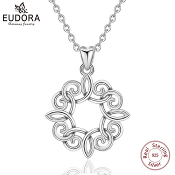 EUDORA 925 Sterling Silver Good Luck Irish Celtics Eternal Knot Pendant Necklace For Women Girl Fine Jewelry 2018 New Style D307
EUDORA 925 Sterling Silver Good Luck Irish Celtics Eternal Knot Pendant Necklace For Women Girl Fine Jewelry 2018 New Style D307