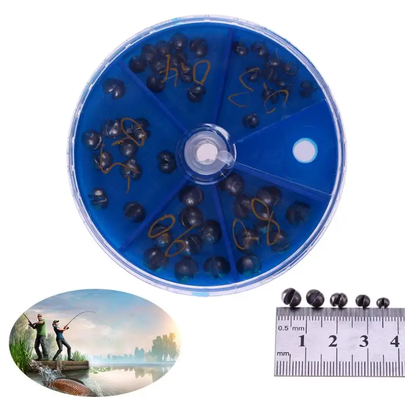 1box Fishing Tackle Beans Sinker 0.3/0.4/0.5/0.6/0.8g Split Shot Removable Round Lead Split Shot Fishing Lead Sinkers
1box Fishing Tackle Beans Sinker 0.3/0.4/0.5/0.6/0.8g Split Shot Removable Round Lead Split Shot Fishing Lead Sinkers