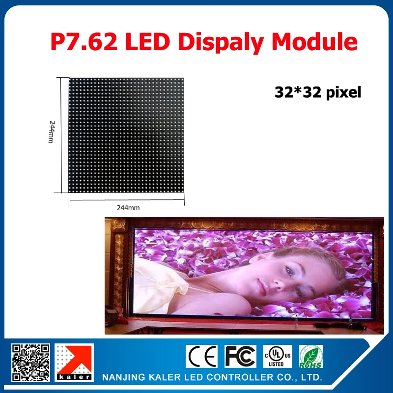 TEEHO P7.62 led module RGB color indoor 32*32 244*244mm video,image constant current led display board
TEEHO P7.62 led module RGB color indoor 32*32 244*244mm video,image constant current led display board
