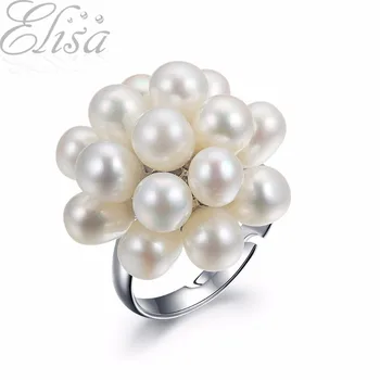 Fashion Pearl Rings 3-4mm Small Rice Pearl Beads Ring 100% Natural Freshwater Pearl&Handmade Adjustable Women Rings Flower Rings
Fashion Pearl Rings 3-4mm Small Rice Pearl Beads Ring 100% Natural Freshwater Pearl&Handmade Adjustable Women Rings Flower Rings