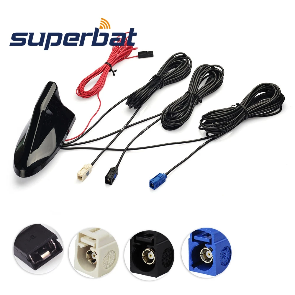 Superbat Car Roof Top Shark Fin Antenna,Vehicle GPS Navigation System DAB Digital Radio Car Stereo FM/AM Radio Combined Amplifie
Superbat Car Roof Top Shark Fin Antenna,Vehicle GPS Navigation System DAB Digital Radio Car Stereo FM/AM Radio Combined Amplifie