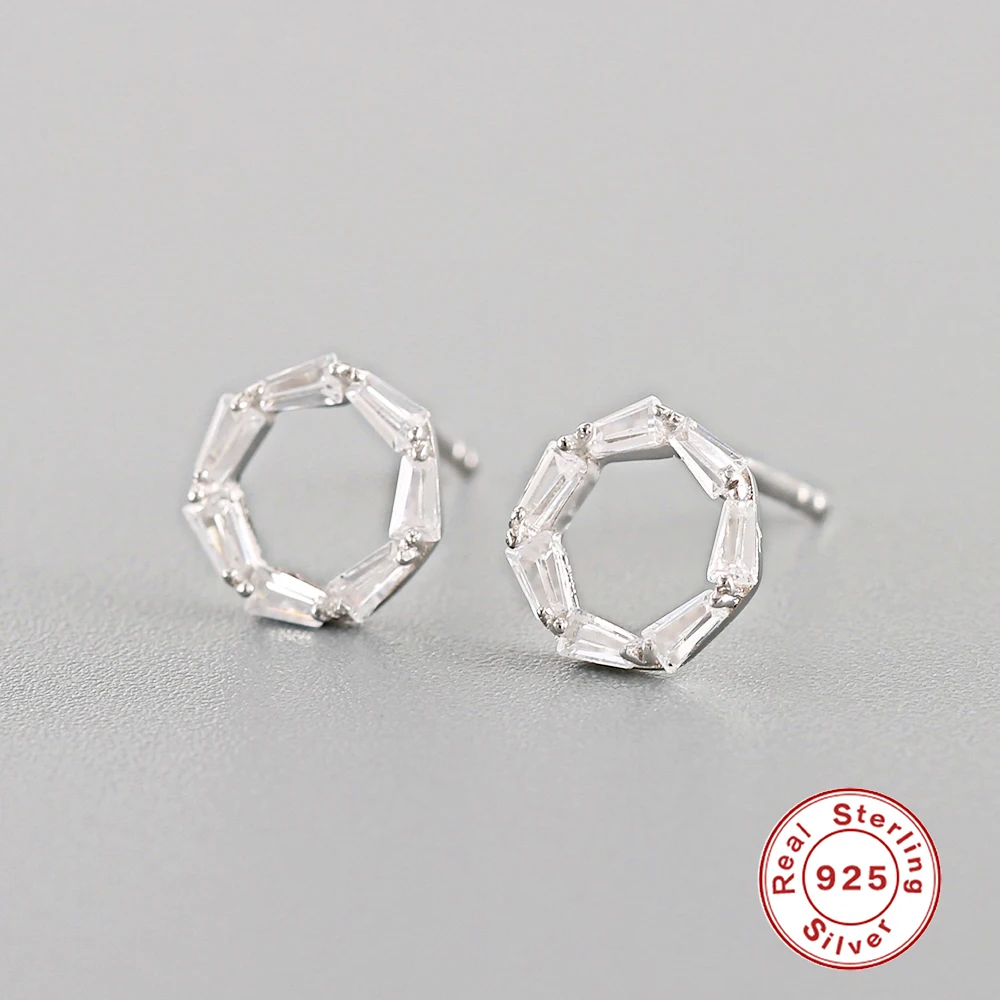 925 Sterling Silver Hexagonal Shape Zircon Earrings for Women Ear Studs Fashion Jewelry Geometric Earring C40
925 Sterling Silver Hexagonal Shape Zircon Earrings for Women Ear Studs Fashion Jewelry Geometric Earring C40