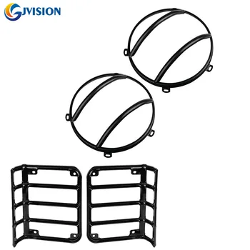 Front Headlight Lamp Guard Protector Cover Trim and 2pcs Auto Rear Tail Light Lamp Guard Set Cover fit For Wrangler JK 2007-2015
Front Headlight Lamp Guard Protector Cover Trim and 2pcs Auto Rear Tail Light Lamp Guard Set Cover fit For Wrangler JK 2007-2015