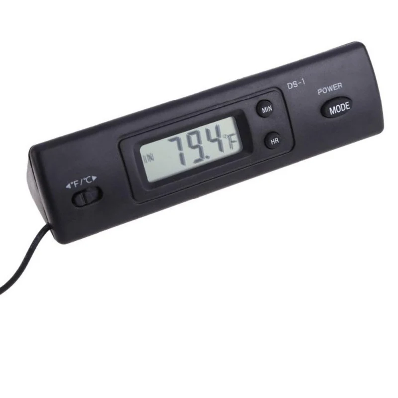 Digital Display Thermometer With Measuring Two-way Temperature Probe For Water Thermometer Refrigerator Cold Storage Car Clock
Digital Display Thermometer With Measuring Two-way Temperature Probe For Water Thermometer Refrigerator Cold Storage Car Clock