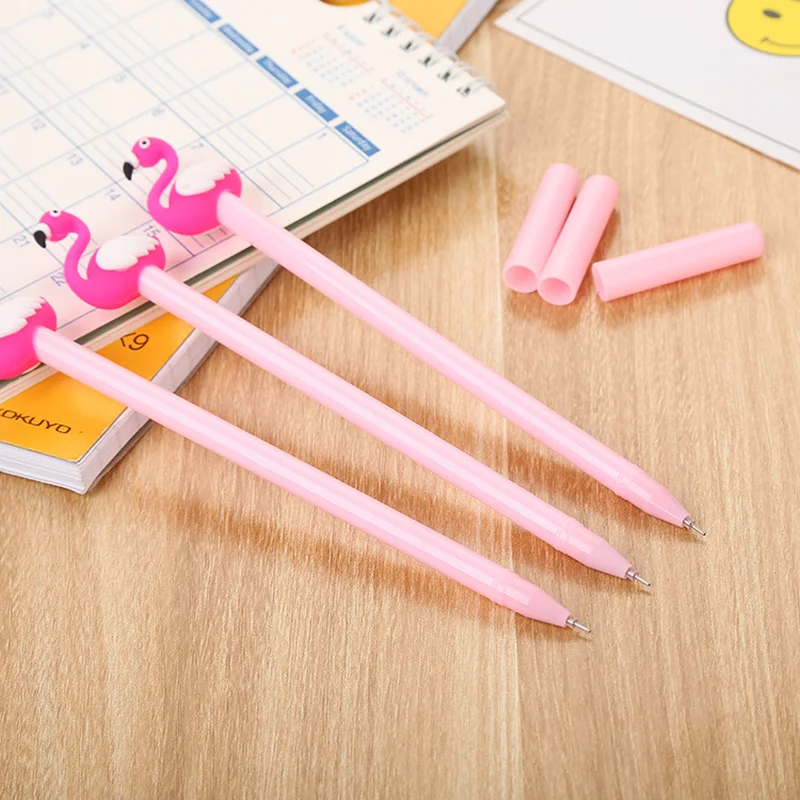 100 Pcs Creative Silicone Head Flamingo Gel Cartoon Cute Learning Stationery Water Pen kawaii school supplies
100 Pcs Creative Silicone Head Flamingo Gel Cartoon Cute Learning Stationery Water Pen kawaii school supplies