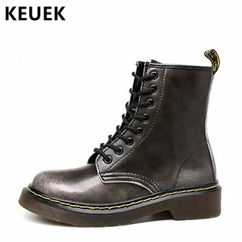 Autumn Winter Women Ankle Motorcycle boots Genuine leather Vintage Lace-Up boots Female shoes Warm Plush Snow boots 033
Autumn Winter Women Ankle Motorcycle boots Genuine leather Vintage Lace-Up boots Female shoes Warm Plush Snow boots 033