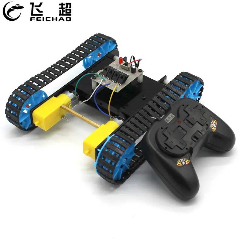 DIY Assembled Tank Model with Remote Control Robot Chassis Smart RC Robot Kit Crawler Caterpillar Vehicle for Children
DIY Assembled Tank Model with Remote Control Robot Chassis Smart RC Robot Kit Crawler Caterpillar Vehicle for Children