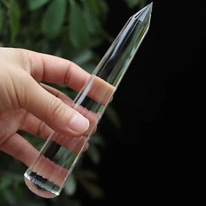 6.2" Natural 99.99% Clear Quartz Crystal 18 Sided Vogel Style Wand Point Healing 199g
6.2" Natural 99.99% Clear Quartz Crystal 18 Sided Vogel Style Wand Point Healing 199g