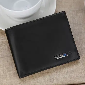 Man Genuine Leather Bluetooth Smart Wallet Anti Lost GPS Locator Tracker Purse Credit Card Holder
Man Genuine Leather Bluetooth Smart Wallet Anti Lost GPS Locator Tracker Purse Credit Card Holder