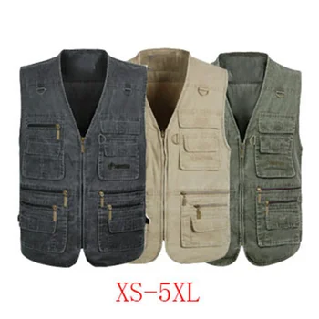 ZOGAA Men Baggy Jacket Tactical Vest Men Multi-pockets Photography Cameraman Vest Plus Size 6XL 7XL Men Casual Reporter Vest
ZOGAA Men Baggy Jacket Tactical Vest Men Multi-pockets Photography Cameraman Vest Plus Size 6XL 7XL Men Casual Reporter Vest