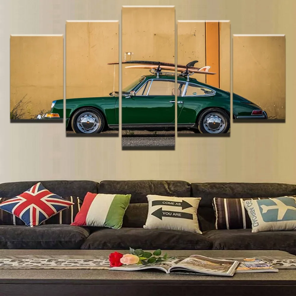 5 Panels Green Classic Car Modular Picture Painting Canvas Wall Art Home Decoration Living Room Canvas Printed Modern Painting
5 Panels Green Classic Car Modular Picture Painting Canvas Wall Art Home Decoration Living Room Canvas Printed Modern Painting