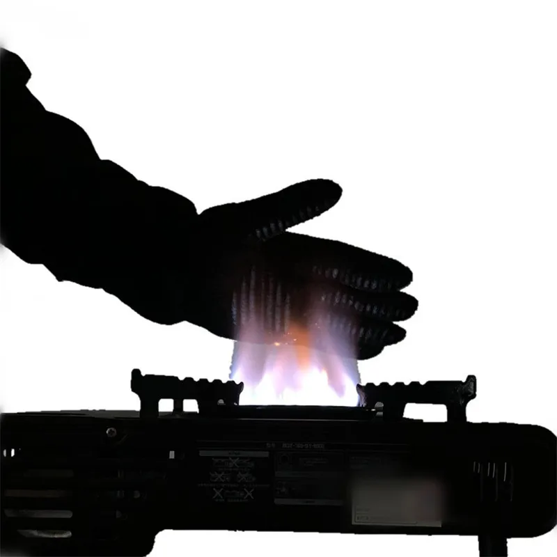 HYBON Safety High Temperature Resistant 500 Degree Barbecue Gloves BBQ Fire Resistant Gloves, Oven Anti-scalding Silicone Gloves
HYBON Safety High Temperature Resistant 500 Degree Barbecue Gloves BBQ Fire Resistant Gloves, Oven Anti-scalding Silicone Gloves