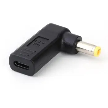 90 Degree USB3.1 USB-C Type-C Female to 5.5x2.5 /3.0 x 1.1 /5.5 x 2.1 /7.4x5.0mm DC Male Plug Adapter Connector for DELL
90 Degree USB3.1 USB-C Type-C Female to 5.5x2.5 /3.0 x 1.1 /5.5 x 2.1 /7.4x5.0mm DC Male Plug Adapter Connector for DELL