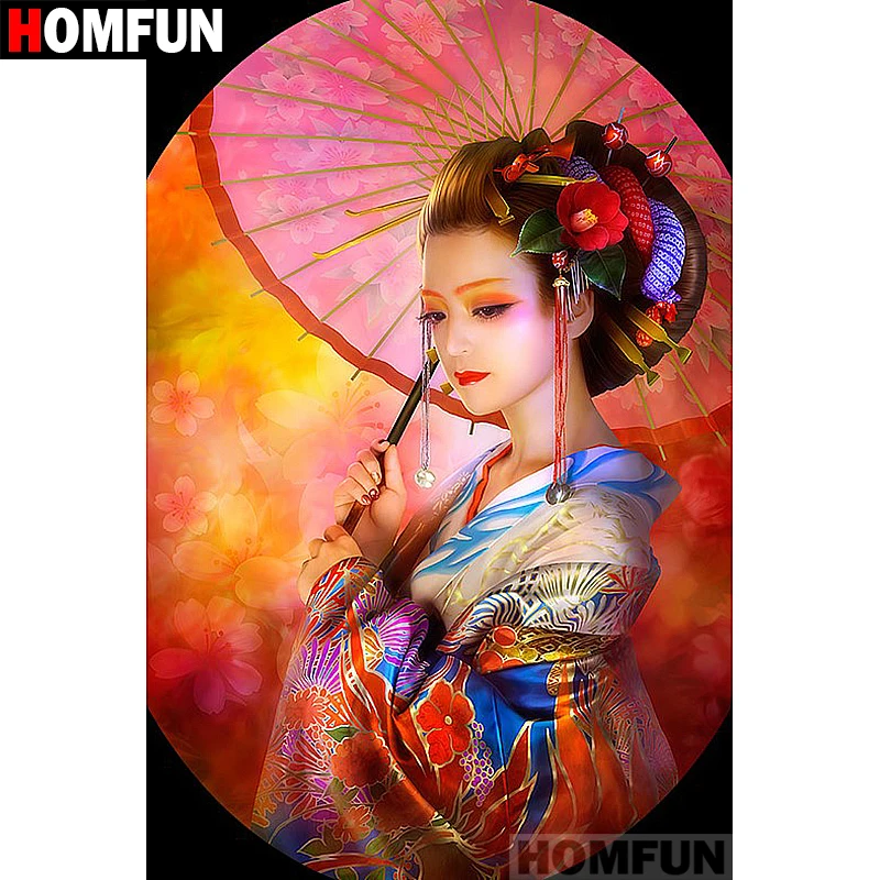 HOMFUN Full Square/Round Drill 5D DIY Diamond Painting "Japanese woman" Embroidery Cross Stitch 5D Home Decor Gift A07079
HOMFUN Full Square/Round Drill 5D DIY Diamond Painting "Japanese woman" Embroidery Cross Stitch 5D Home Decor Gift A07079