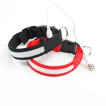 USB LED Light Collar Dog Collar Pet Dog Traction Rechargeable Flash pet supplies Noctilucan large dog 3 hours button cell
USB LED Light Collar Dog Collar Pet Dog Traction Rechargeable Flash pet supplies Noctilucan large dog 3 hours button cell