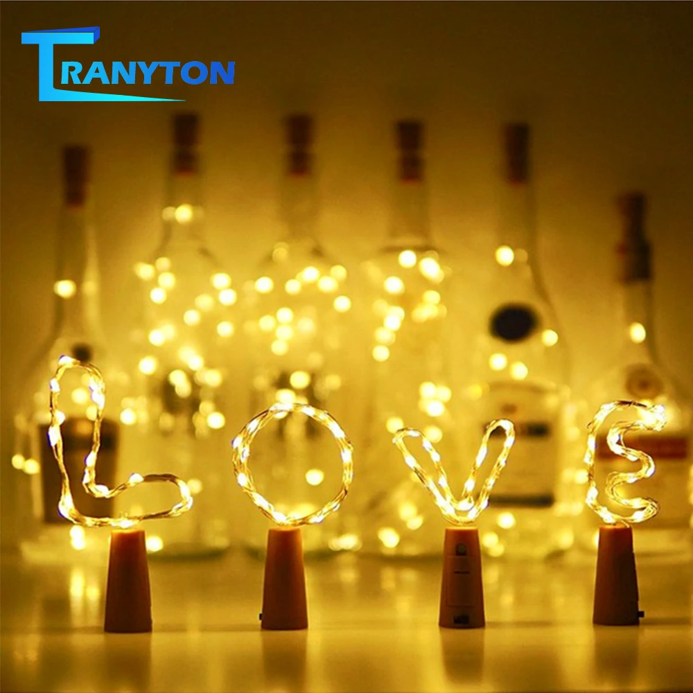 20 LEDs Garland Bottle Stopper Fairy Lights Wine Bottle Light with Cork Built-in Battery Copper Wire LED String for Christmas
20 LEDs Garland Bottle Stopper Fairy Lights Wine Bottle Light with Cork Built-in Battery Copper Wire LED String for Christmas