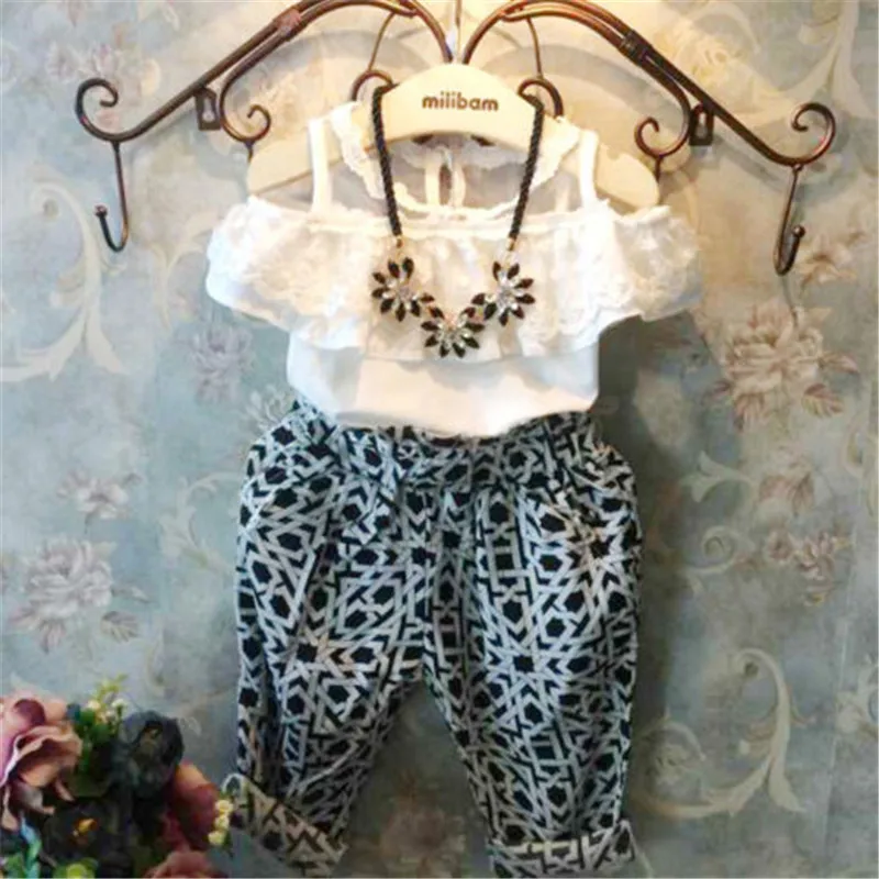 Fashion Girls Summer Lace Floral Tops+Harem Pants 2piece Summer Lovely Sets Outfit Toddler Clothes
Fashion Girls Summer Lace Floral Tops+Harem Pants 2piece Summer Lovely Sets Outfit Toddler Clothes