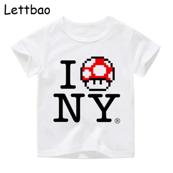 I Ate Mushrooms In New York Children's T-Shirt Mario Bros Children's T-Shirt Summer White Tee
I Ate Mushrooms In New York Children's T-Shirt Mario Bros Children's T-Shirt Summer White Tee