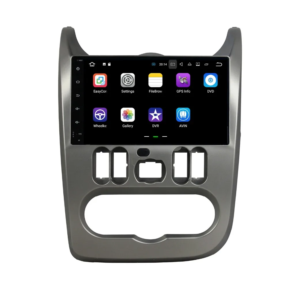 Фото Восьмиядерный 9 'ɸ ядер Android 0 автомобильный Радио dvd-плеер GPS для renault Logan Sandero