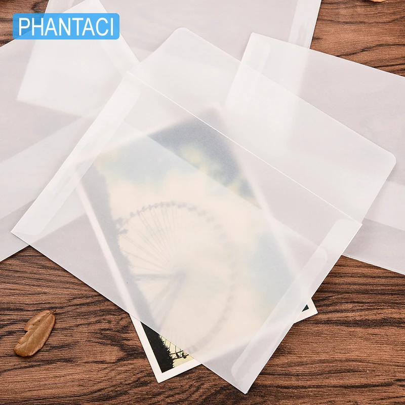 10 pcs/lot DIY Blank Sulfuric Acid Paper Envelope Creative Retro Translucent Envelopes for Wedding Letter Card Gift
10 pcs/lot DIY Blank Sulfuric Acid Paper Envelope Creative Retro Translucent Envelopes for Wedding Letter Card Gift
